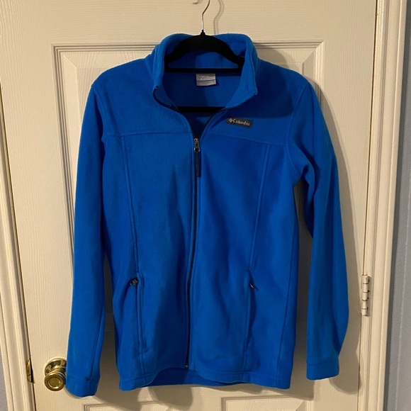 Columbia Bright Blue Full-Zip Jacket - Picture 1 of 7